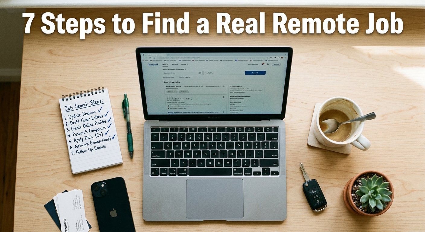 7 Steps to Find a Real Remote Job
